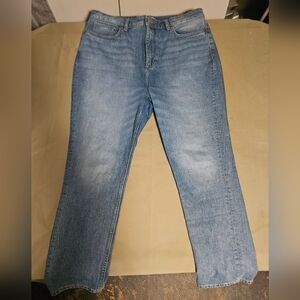 Elizabeth and James Straight Leg Jeans in Light Blue Denim